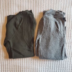 Express | Olive Green & Gray Sweater Bundle